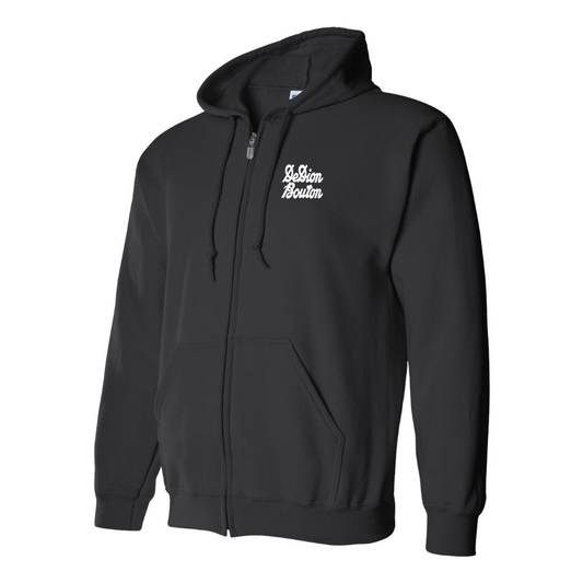 Men's De Dion Bouton Logo Zipper Hoodie