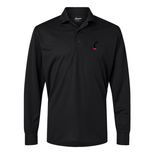 Men's Cincinnati Bearcats Paragon Prescott Long Sleeve Polo