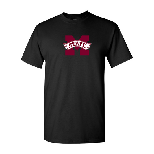 Men's  Mississippi State Bulldogs Logo Cotton T-Shirt