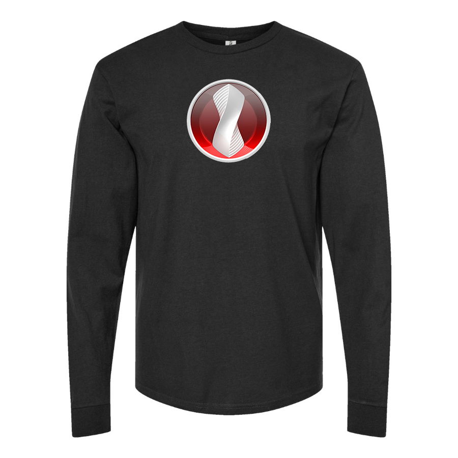 Men's Devon Motorworks Logo Cotton Long Sleeve T-Shirt