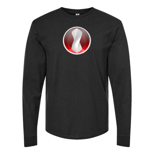 Men's Devon Motorworks Logo Cotton Long Sleeve T-Shirt