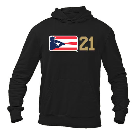 Men's Liga de Beisbol Profesional Roberto Clemente Logo Pullover Hoodie