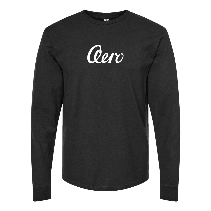 Men's Aero   Logo Cotton Long Sleeve T-Shirt