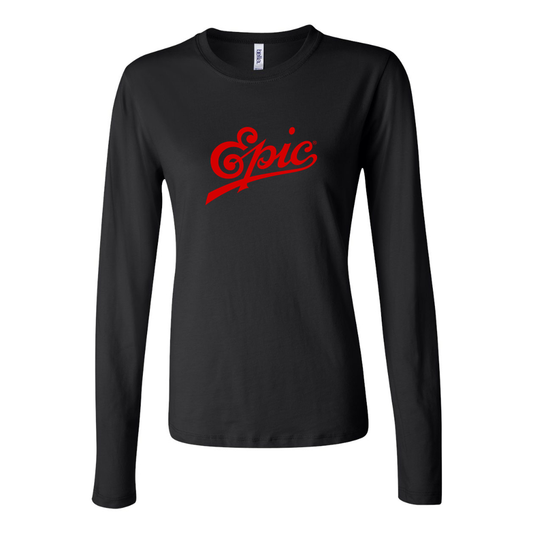 BELLA CANVAS Epic Records Jersey Long Sleeve Tee