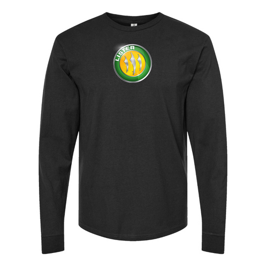 Men's Lister Motor Company Logo Cotton Long Sleeve T-Shirt