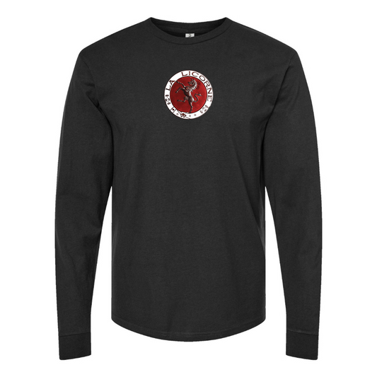 Men's Corre La Licorne Logo Cotton Long Sleeve T-Shirt