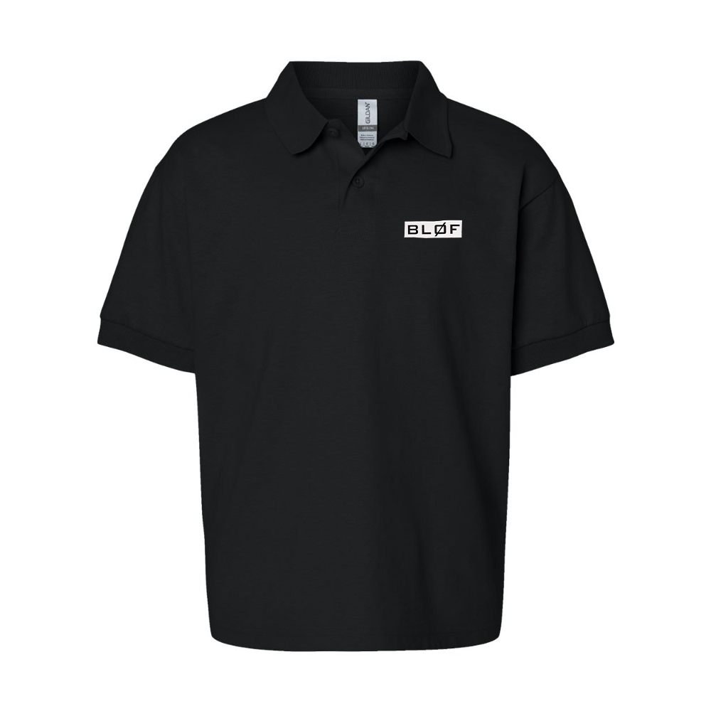 Youth  BLØF  Gildan Dry Blend Jersey Polo