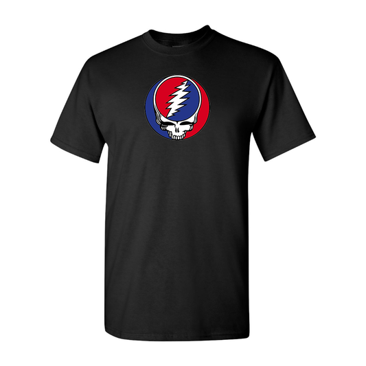 Men's Gratefu Dead Logo Cotton T-Shirt