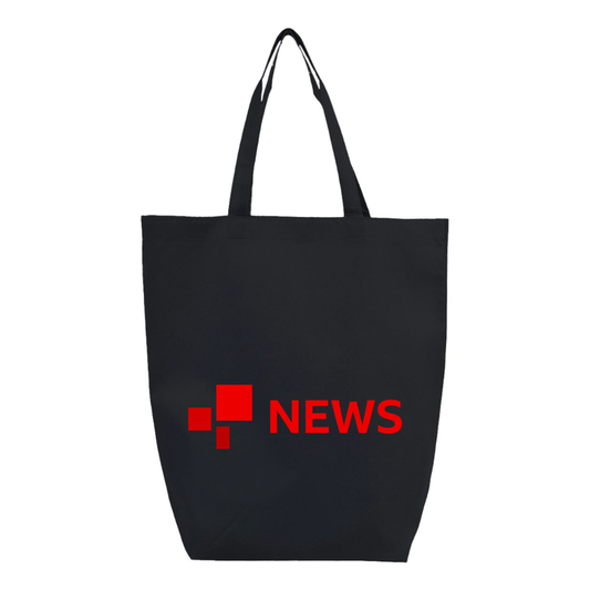BBC News Q-Tees Non-Woven Gusset Bottom Tote