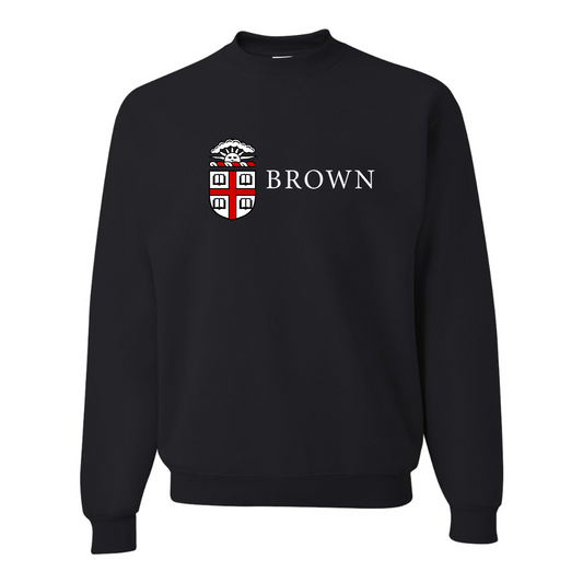 Men's Brown University JERZEES NuBlend Crewneck Sweatshirt