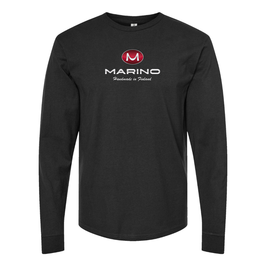 Men's Marino Finland Logo Cotton Long Sleeve T-Shirt