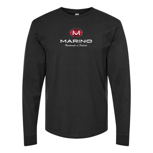 Men's Marino Finland Logo Cotton Long Sleeve T-Shirt