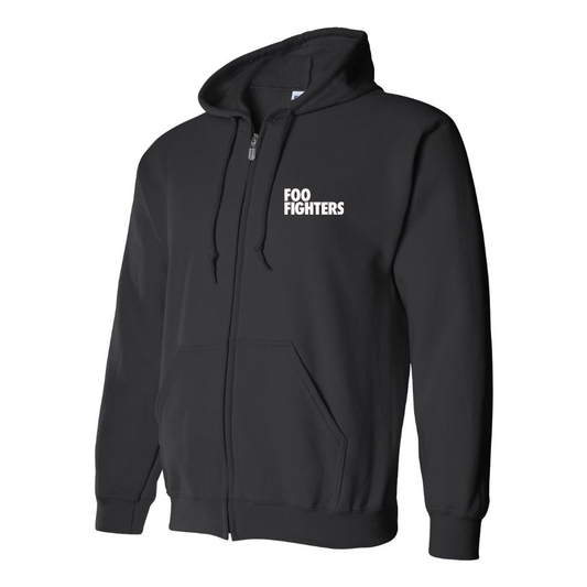 Men's Foo Fighters Logo Zipper Hoodie