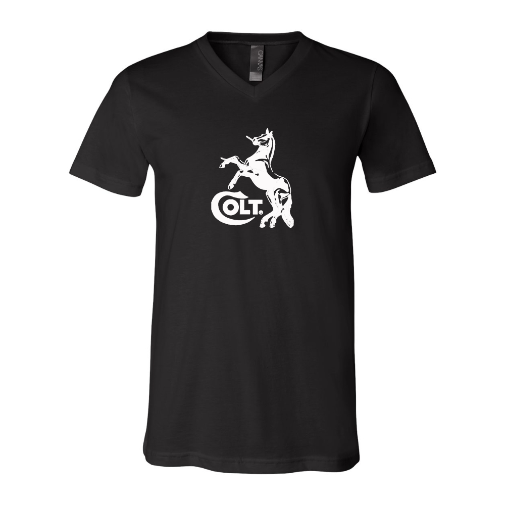 Colt Horse BELLA  CANVAS - Jersey V-Neck T-Shirt
