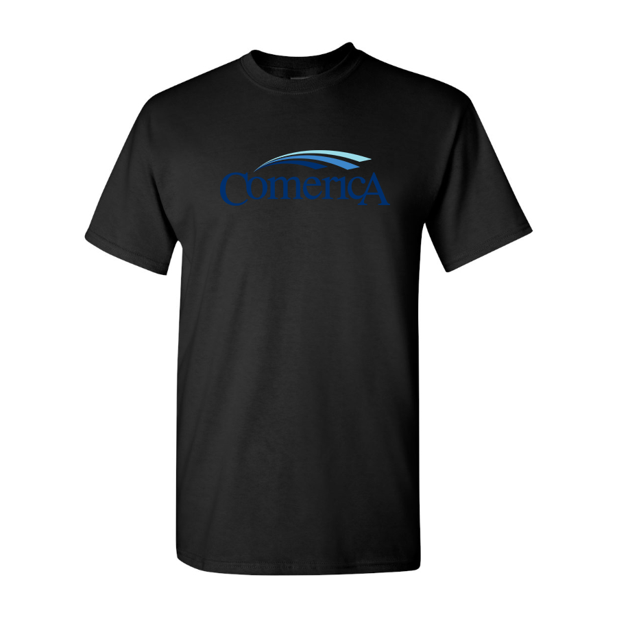 Men's Comerica  Logo Cotton T-Shirt