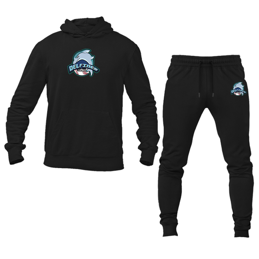 Men's Carmen Delfines Logo Hoodie Joggers Set