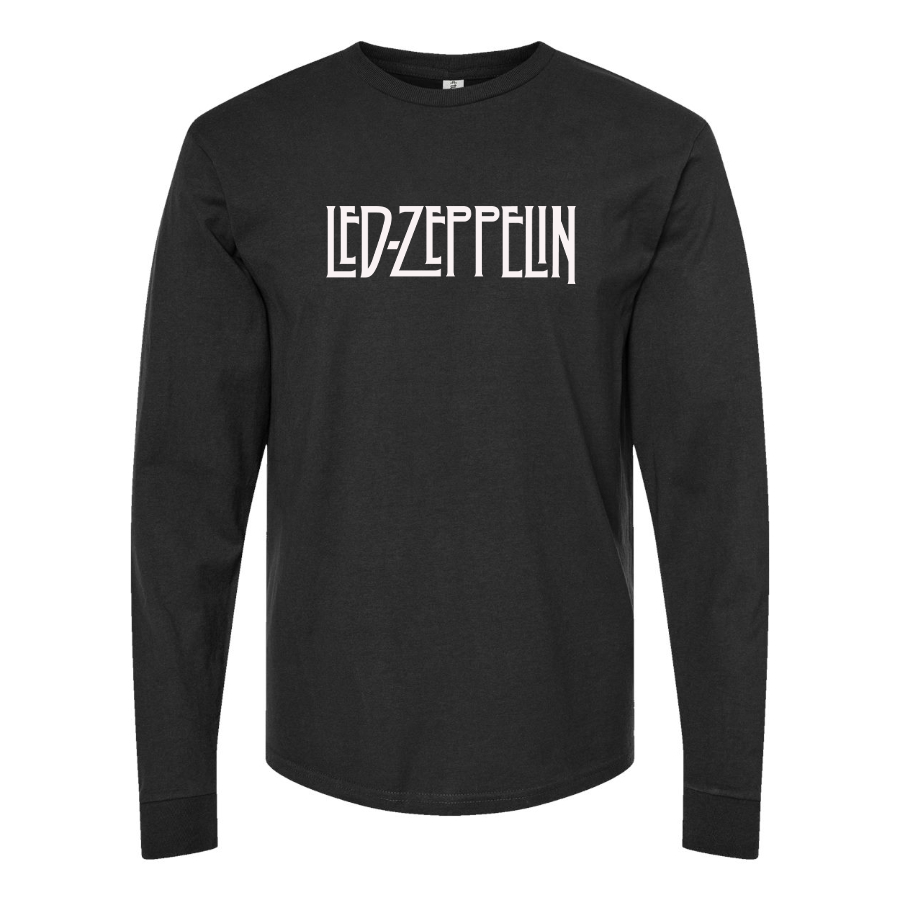 Men's Led Zeppelin Logo Cotton Long Sleeve T-Shirt