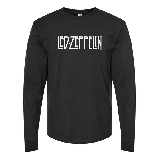 Men's Led Zeppelin Logo Cotton Long Sleeve T-Shirt