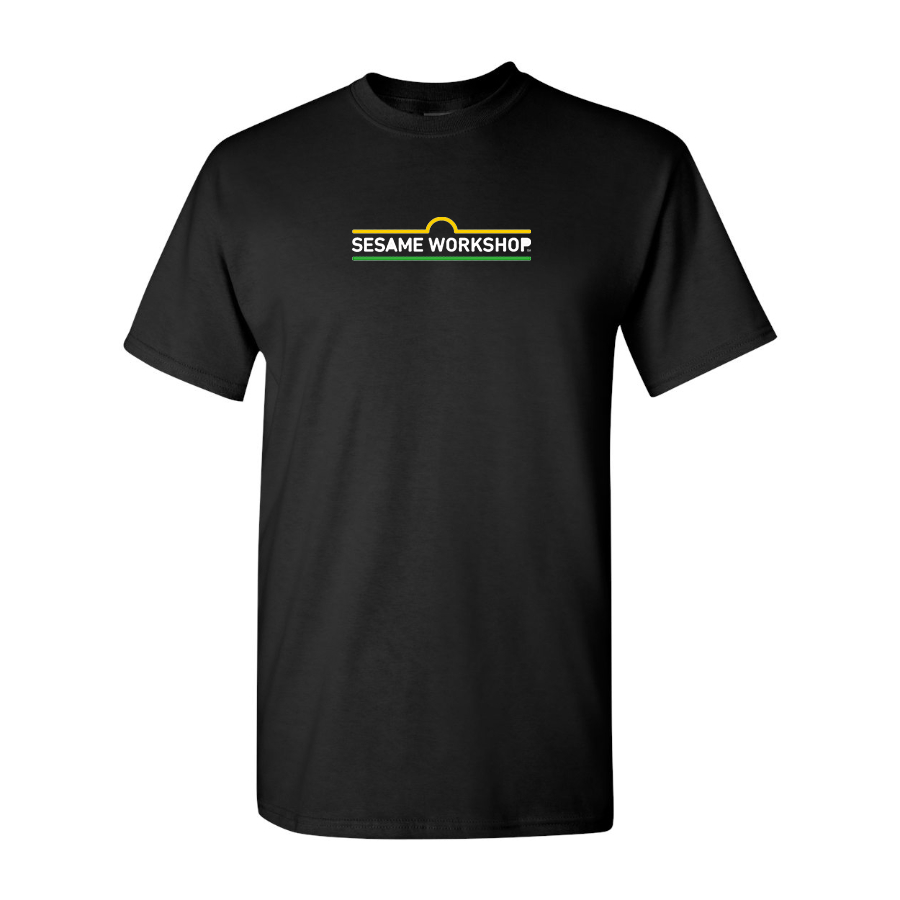 Men's Sesame Workshop Logo  Cotton T-Shirt