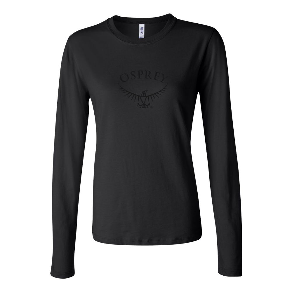 BELLA CANVAS Osprey Black  Jersey Long Sleeve Tee