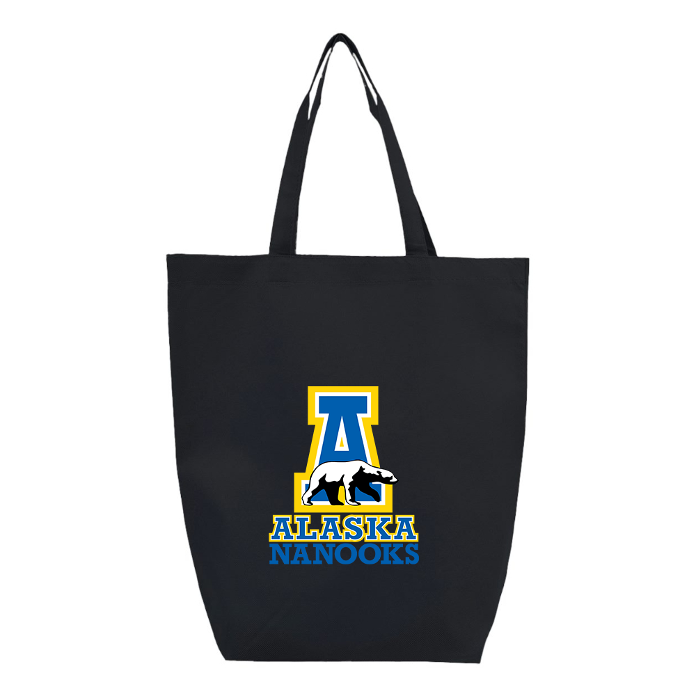 Alaska Nanooks Q-Tees Non-Woven Gusset Bottom Tote