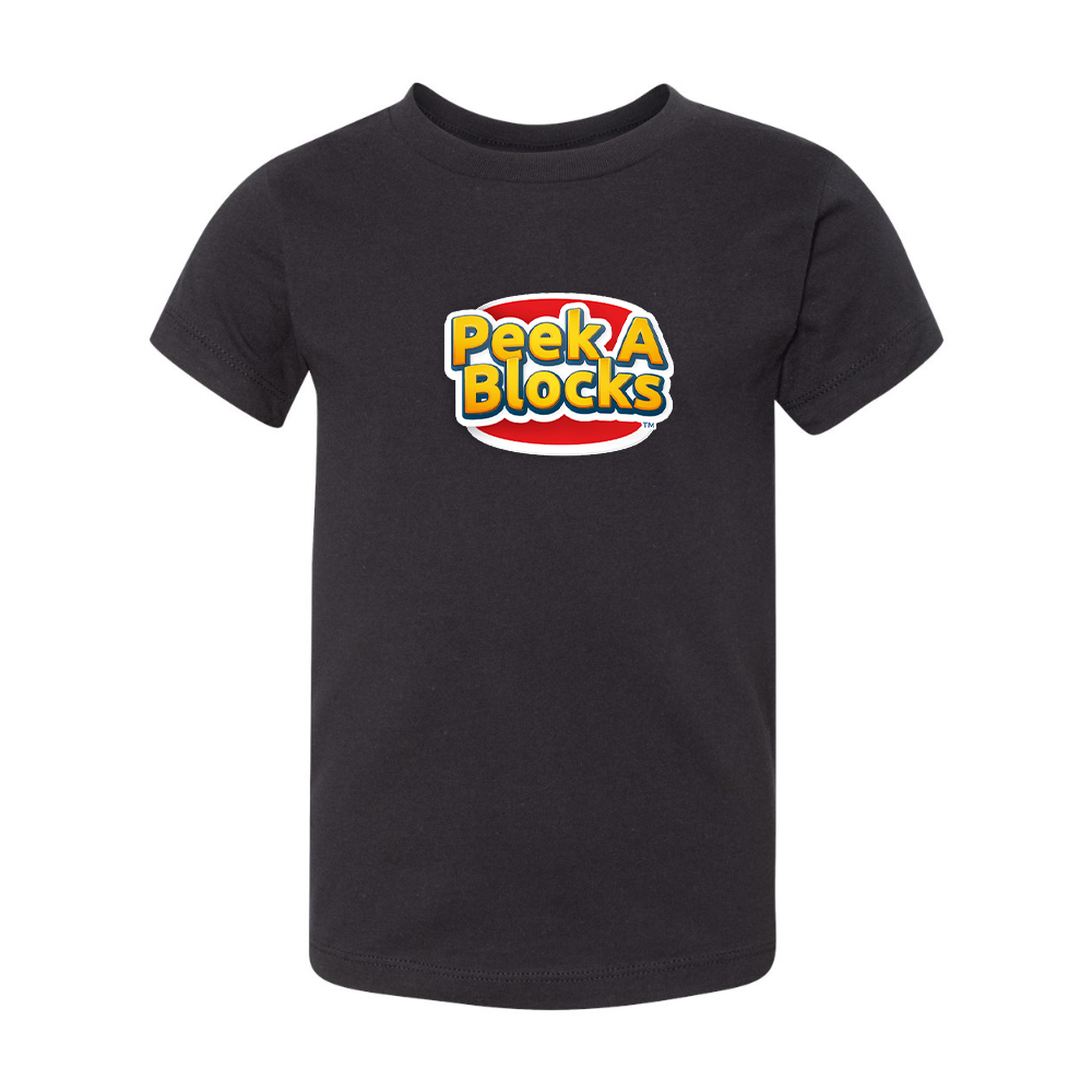 Peek A Blocks BELLA  CANVAS Toddler Jersey Tee