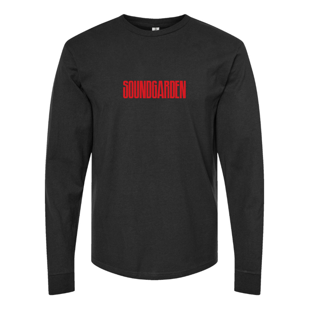 Men's Soundgarden Logo Cotton Long Sleeve T-Shirt