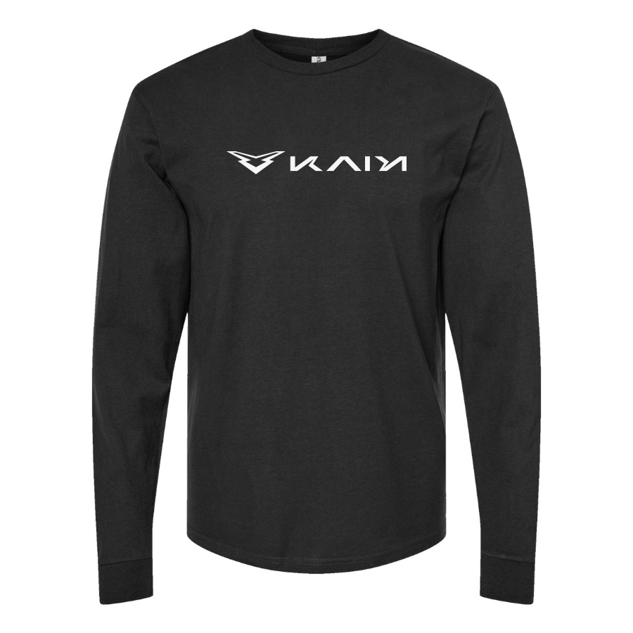 Men's Kaiyi  Logo Cotton Long Sleeve T-Shirt