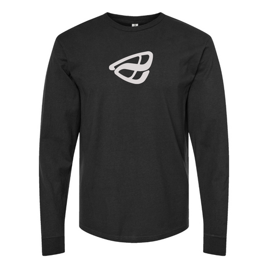 Men's Anfini Logo Cotton Long Sleeve T-Shirt