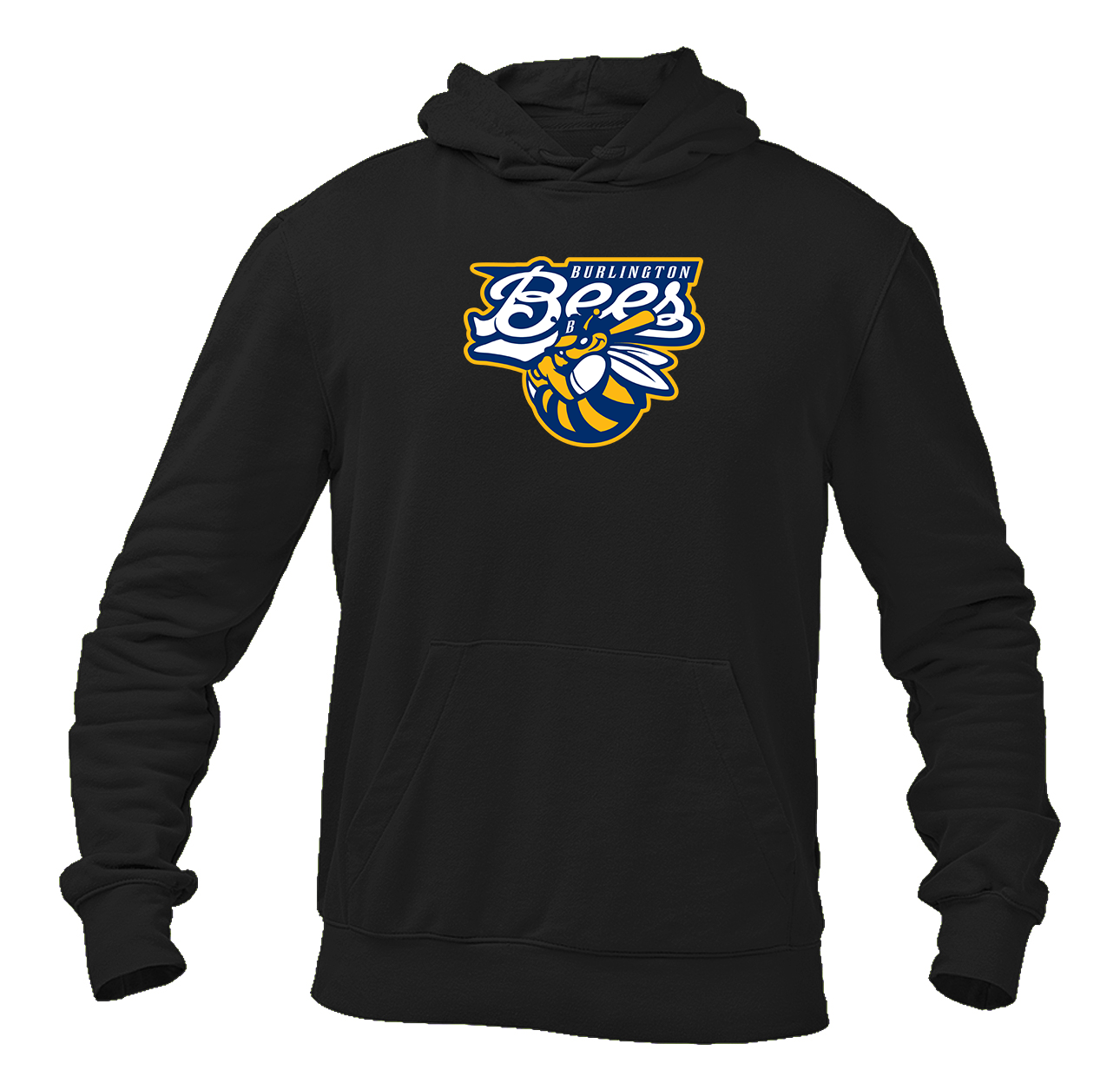 Men's Burlington Bees  Logo Pullover Hoodie
