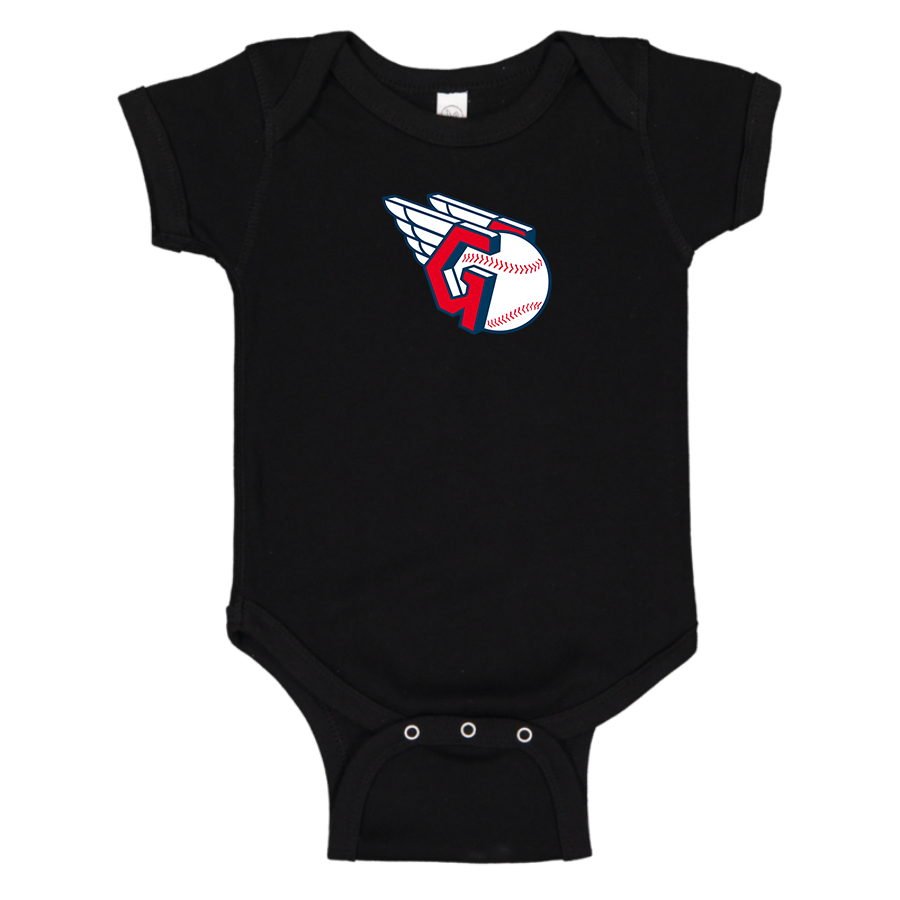 Cleveland Guardians  Logo Baby Onesie Romper
