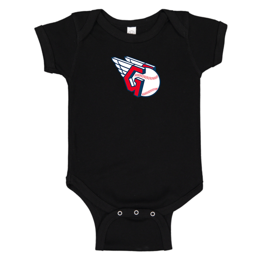 Cleveland Guardians  Logo Baby Onesie Romper