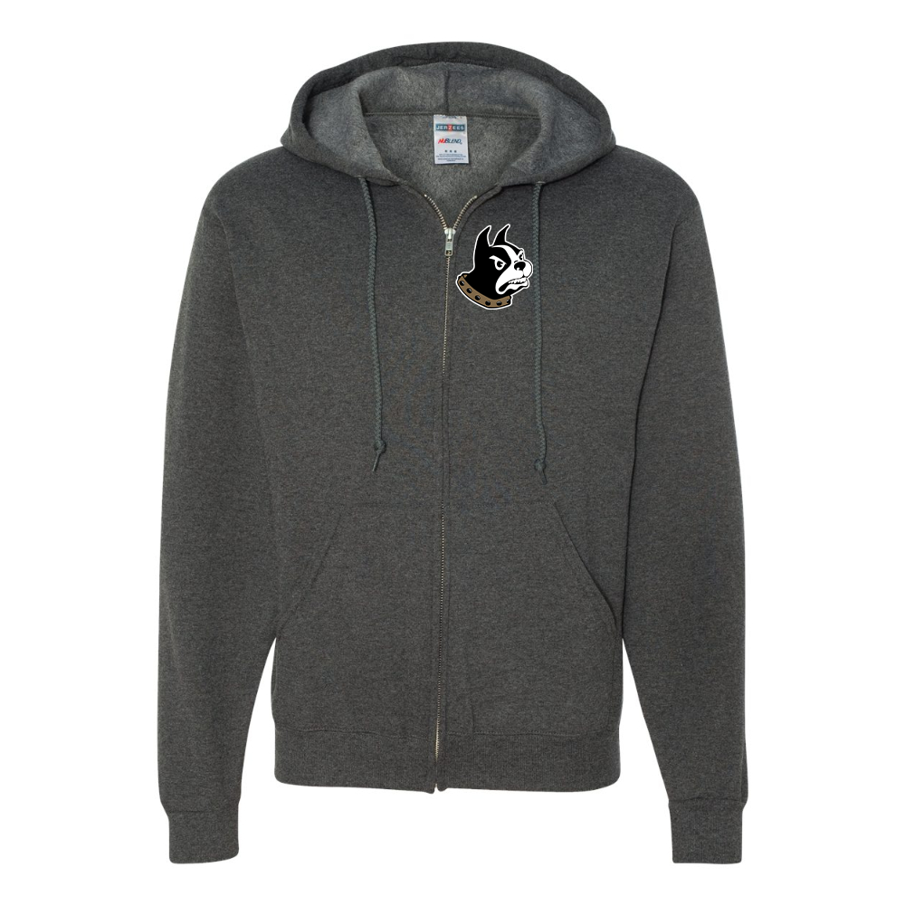 Men's  Woffrd Terriers  JERZEES NuBlend Full-Zip Hooded Sweatshirt