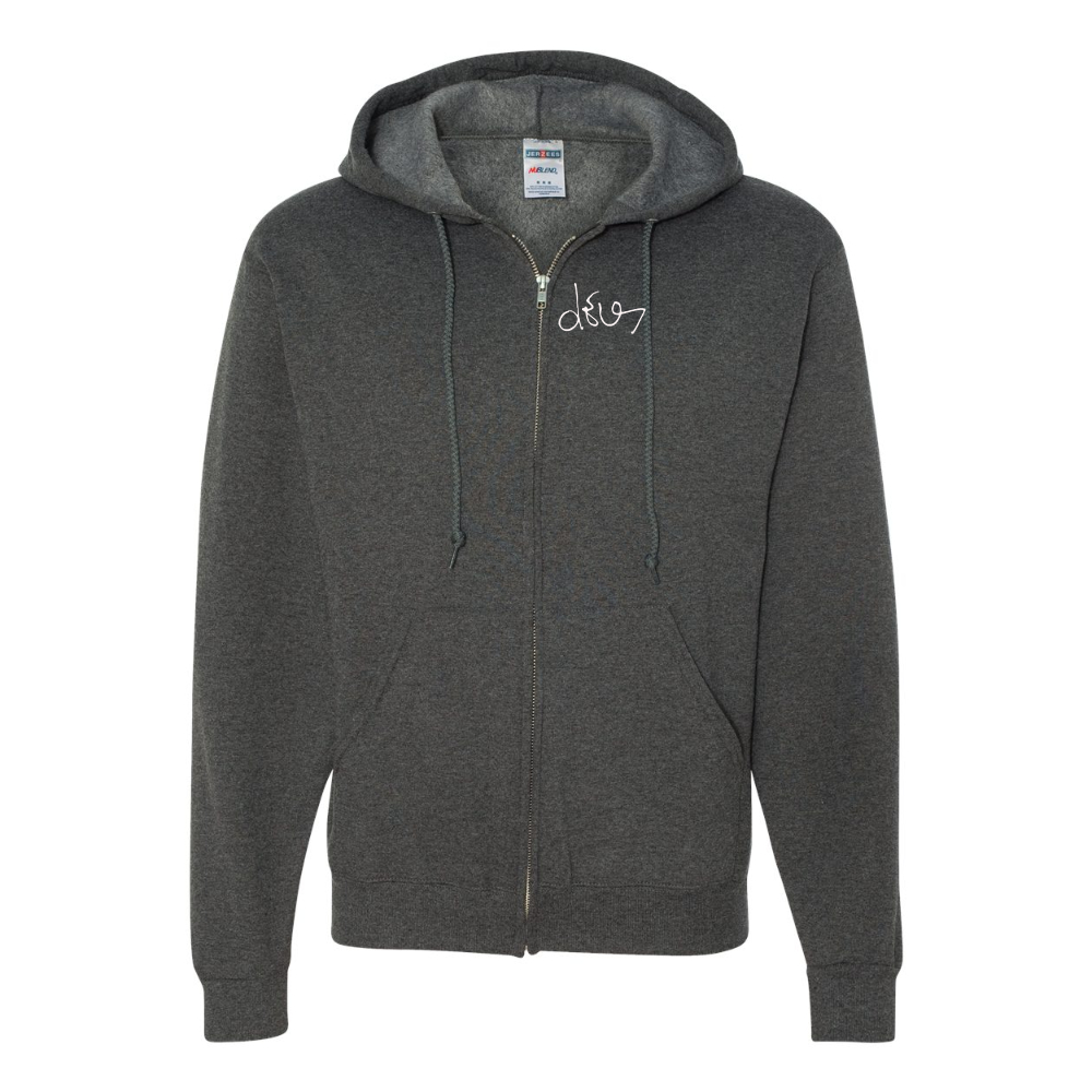 Men's dEUS JERZEES NuBlend Full-Zip Hooded Sweatshirt
