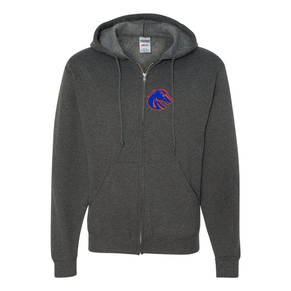 Men's Boise State Broncos   JERZEES NuBlend Full-Zip Hooded Sweatshirt