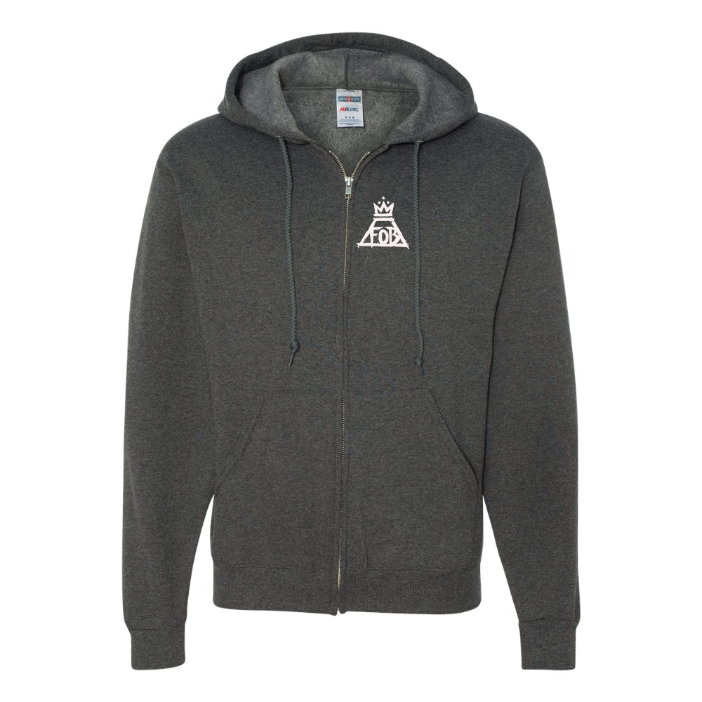 Men's Fall Out Boy JERZEES NuBlend Full-Zip Hooded Sweatshirt