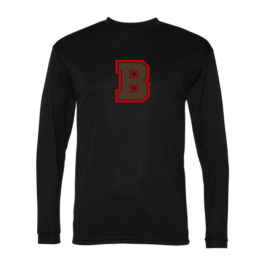 Men's Brown Bears Performance Long Sleeve T-Shirt