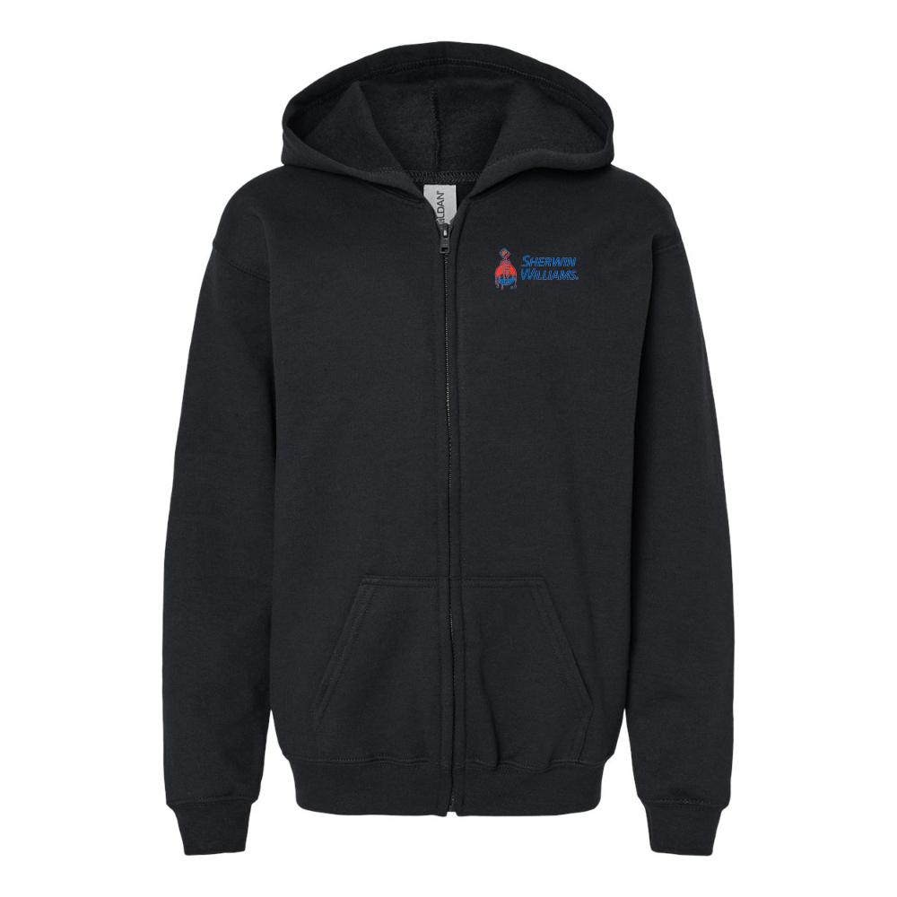 Youth Sherwin Williams Gildan Heavy Blend Full Zip Hooded Sweatshirt