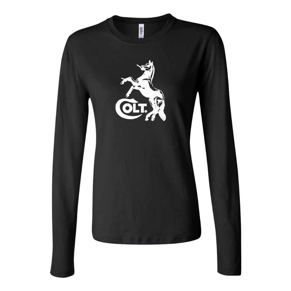 BELLA CANVAS Women’s Colt Horse  Jersey Long Sleeve Tee