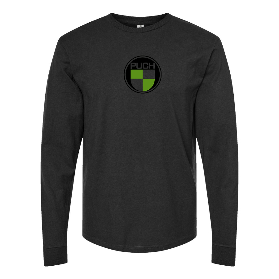 Men's Puch Logo Cotton Long Sleeve T-Shirt