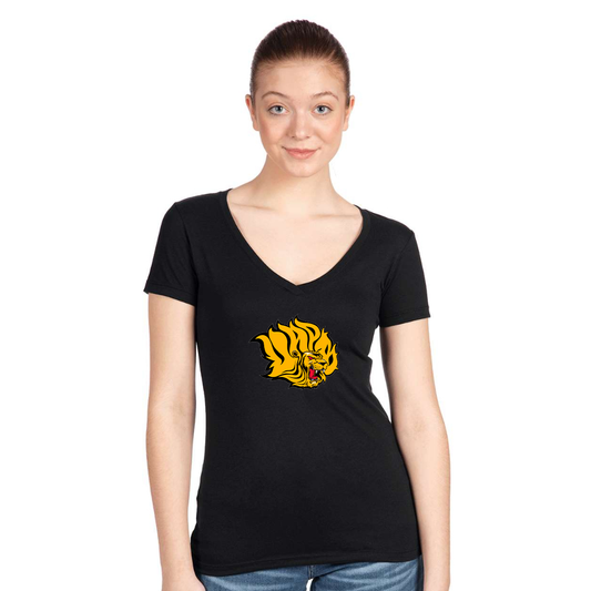 Women's  Arkansas PB Golden Lions Next Level V-Neck T-Shirt