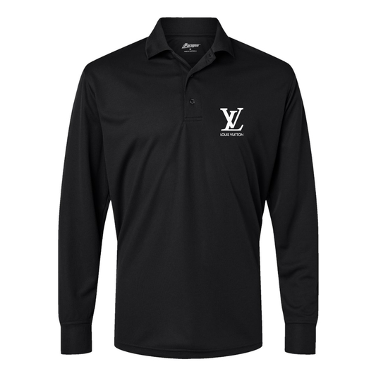 Men's   Louis Vuitton Paragon Prescott Long Sleeve Polo