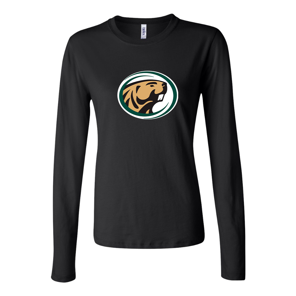 BELLA CANVAS Women’s Bemidji State Beavers Jersey Long Sleeve Tee