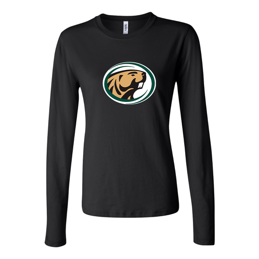 BELLA CANVAS Women’s Bemidji State Beavers Jersey Long Sleeve Tee