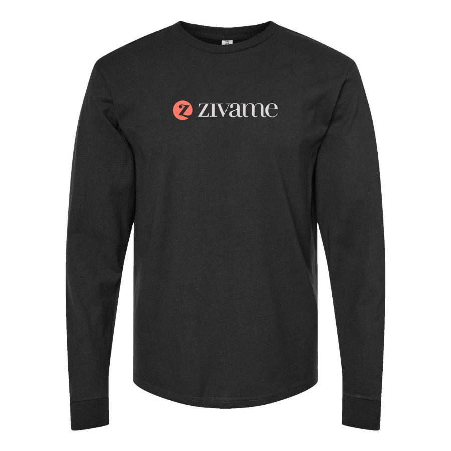 Men's Zivame Logo Cotton Long Sleeve T-Shirt