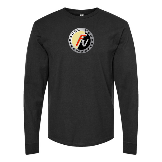 Men's Facel Vega Logo Cotton Long Sleeve T-Shirt