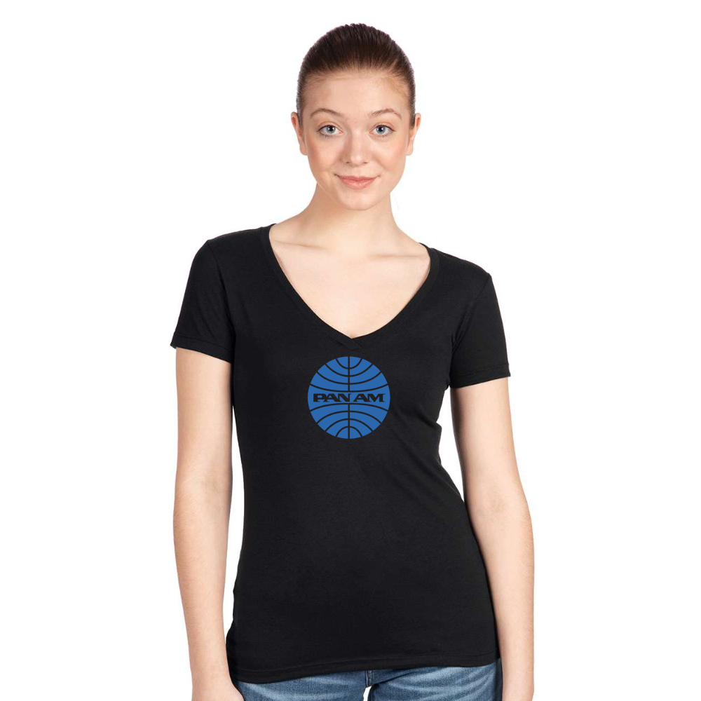 Women's Pan Am  Next Level V-Neck T-Shirt