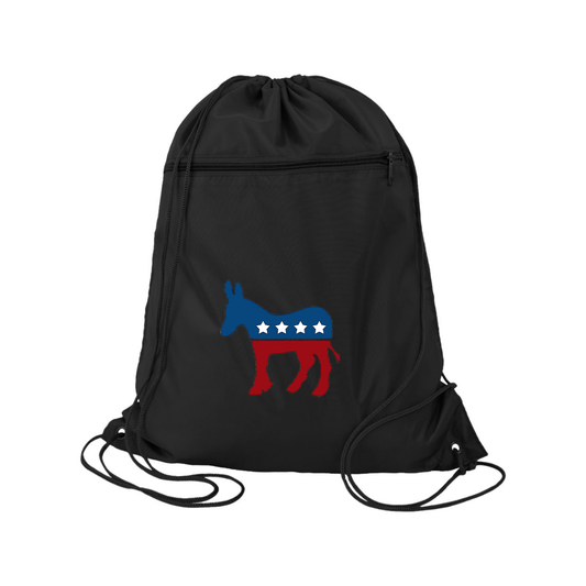 Democrat Election Symbol Q-Tees - Polyester Cinchpack