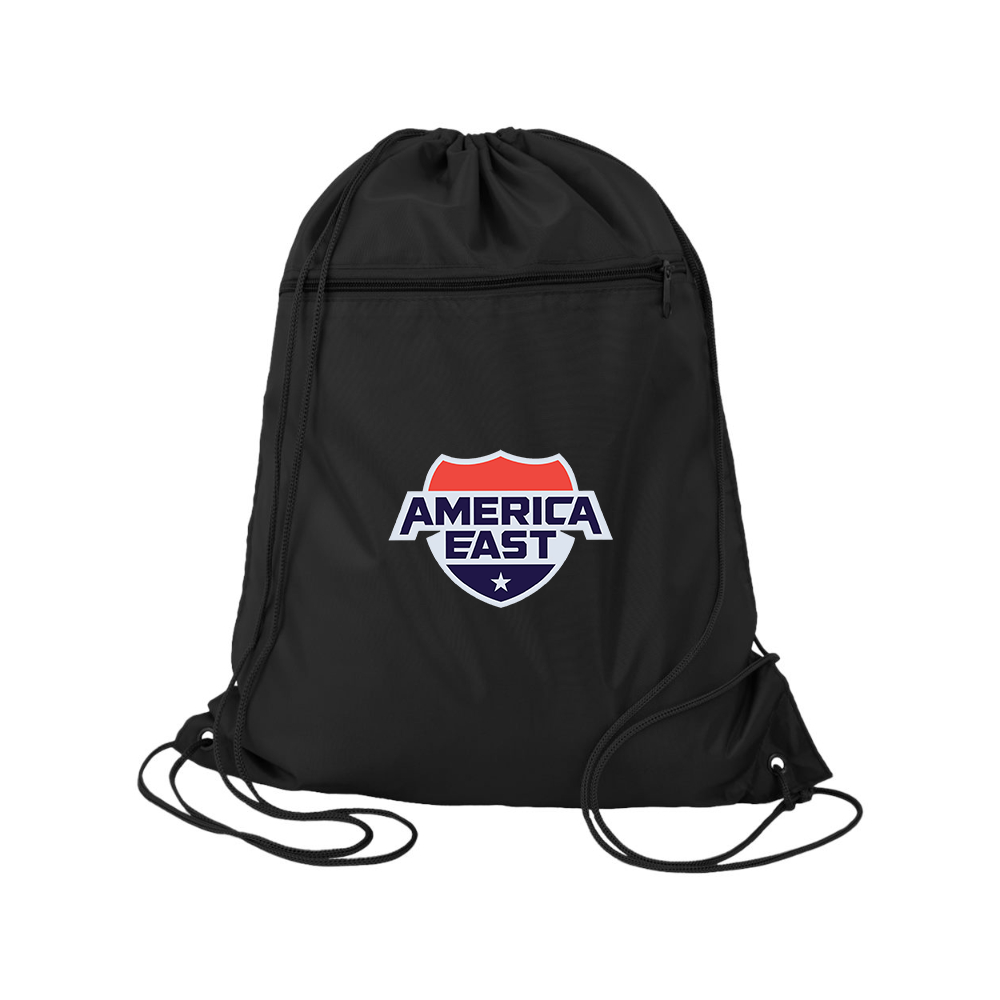 America East Conference Q-Tees - Polyester Cinchpack