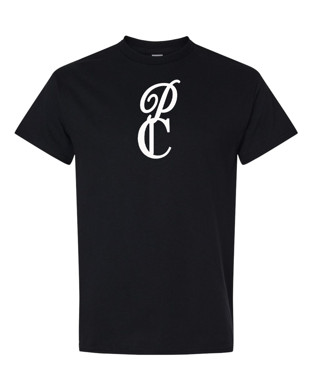 Men's P & C Black   Gildan Heavy Cotton T-Shirt